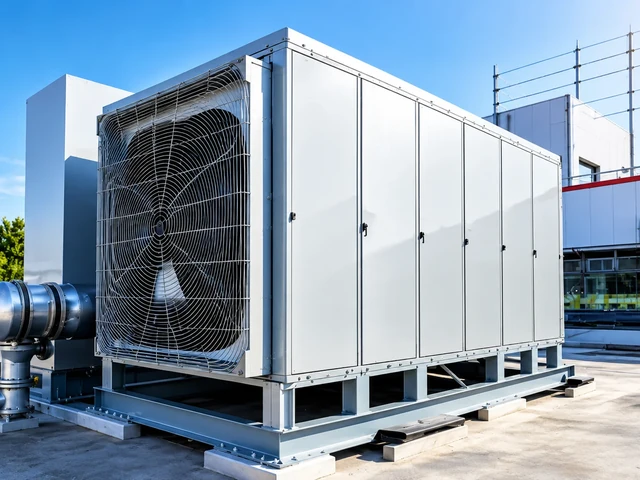 Central industrial air conditioning plant room and AHU cooling systems in India