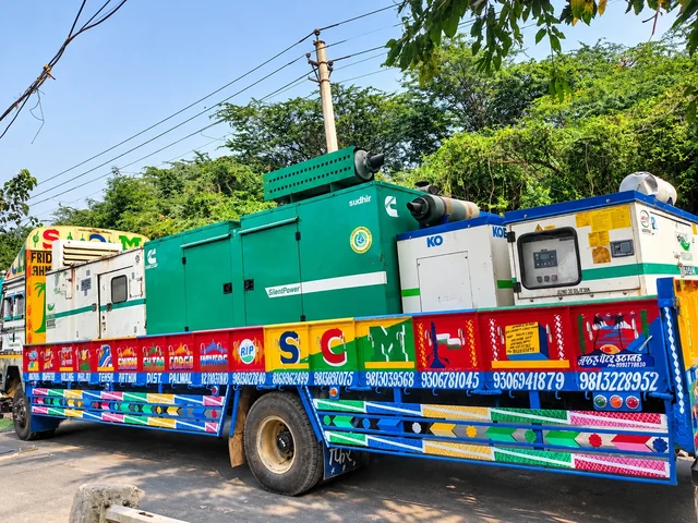Lineup of Mahindra Powerol, Kirloskar, and Cummins silent diesel generators for sale and purchase